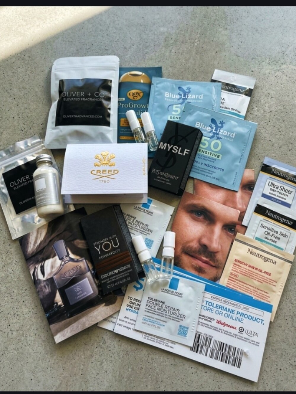 Creed, YSL, Lot Mens Samples